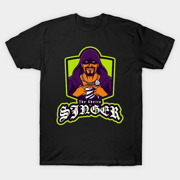 THE GHETTO SINGER T-Shirt by MJ96-PRO